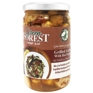 Grilled Garlic with Hot Pepper